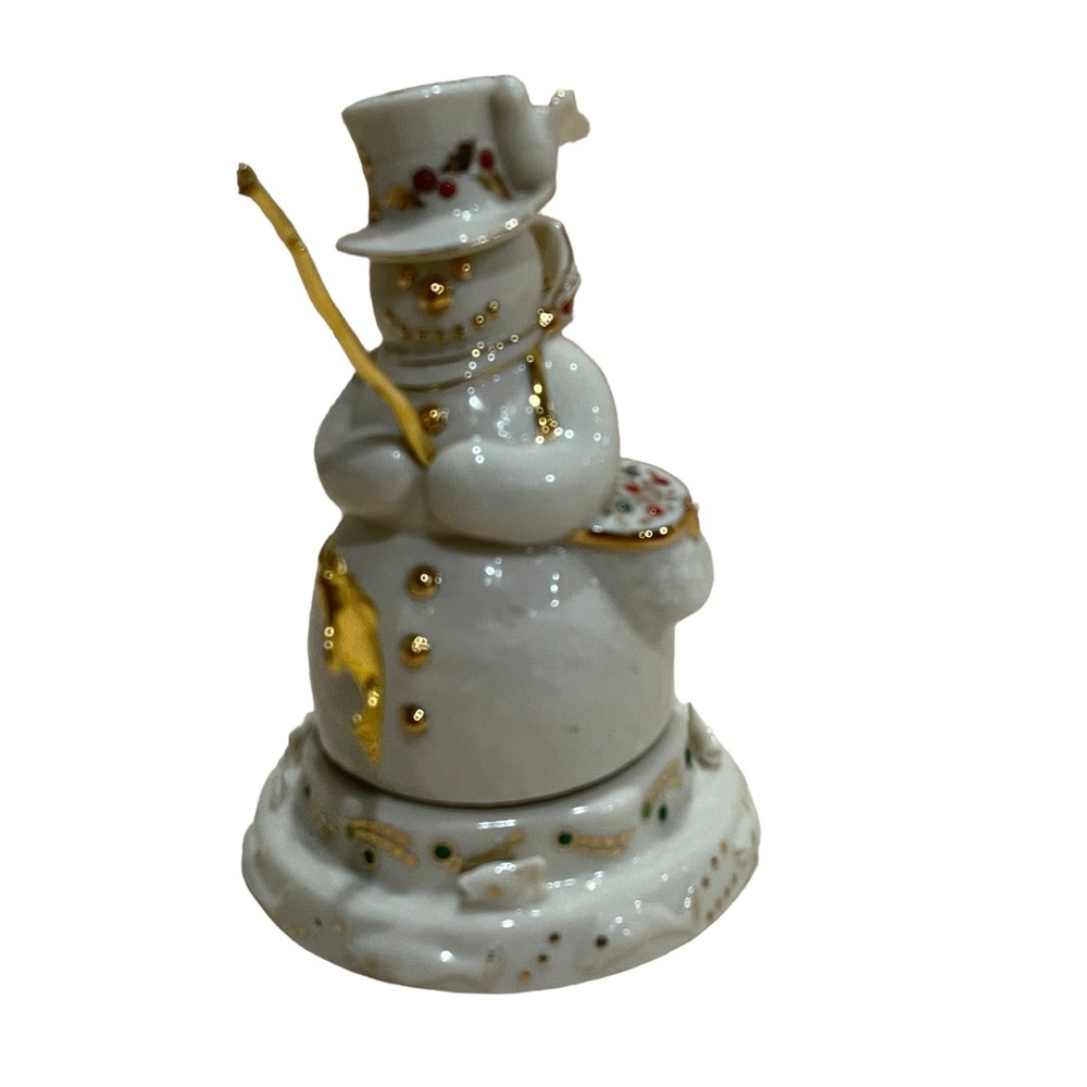 Lenox Musical Fishing Snowman
